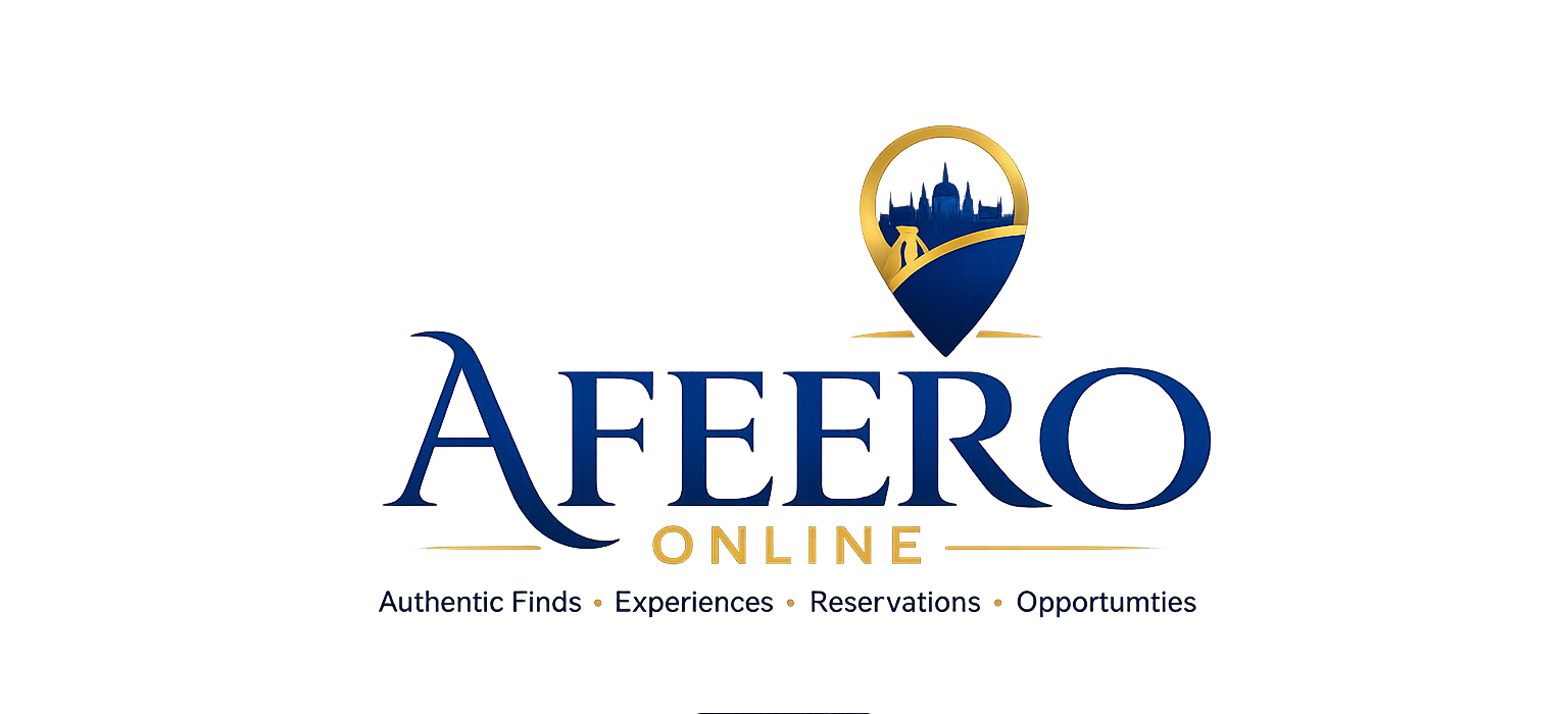 Afeero company logo premium transportation and mobility services Budapest